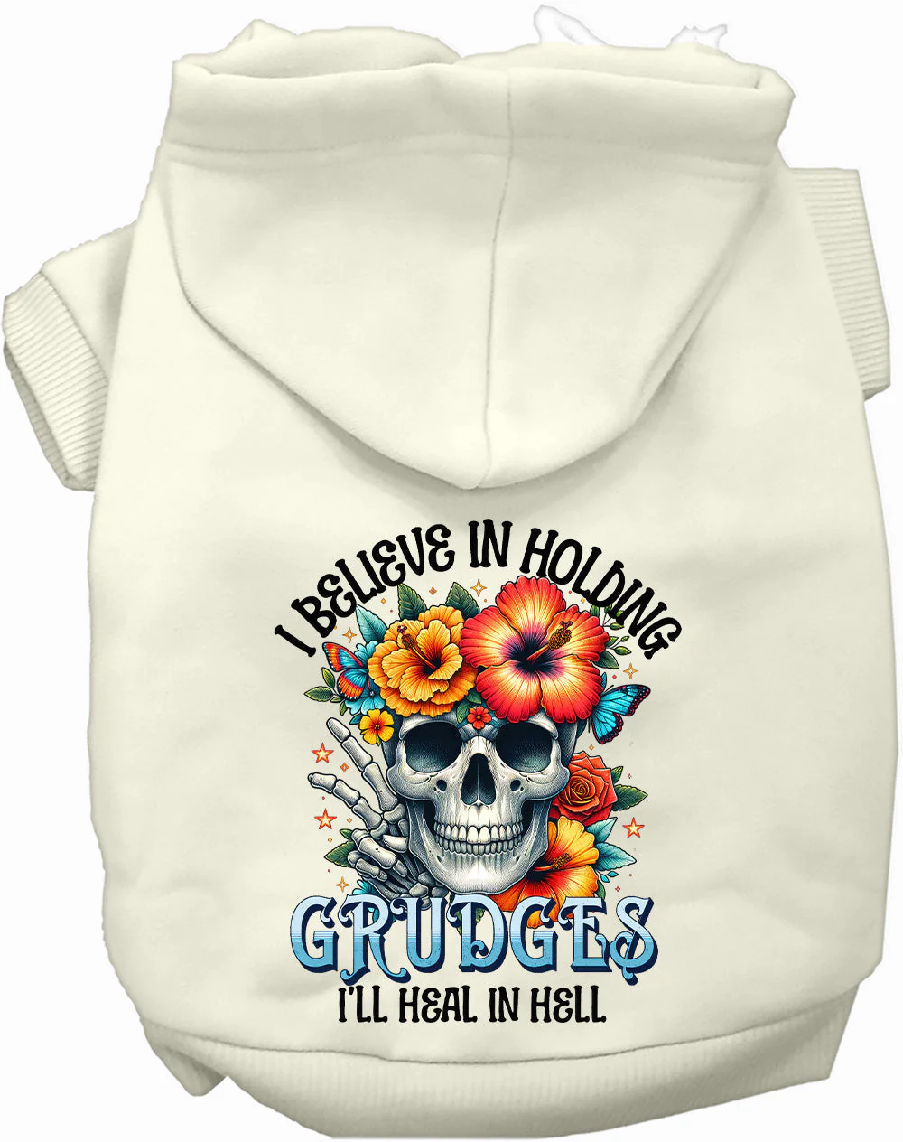 Grudges Skull Pet Hoodie - Image 6