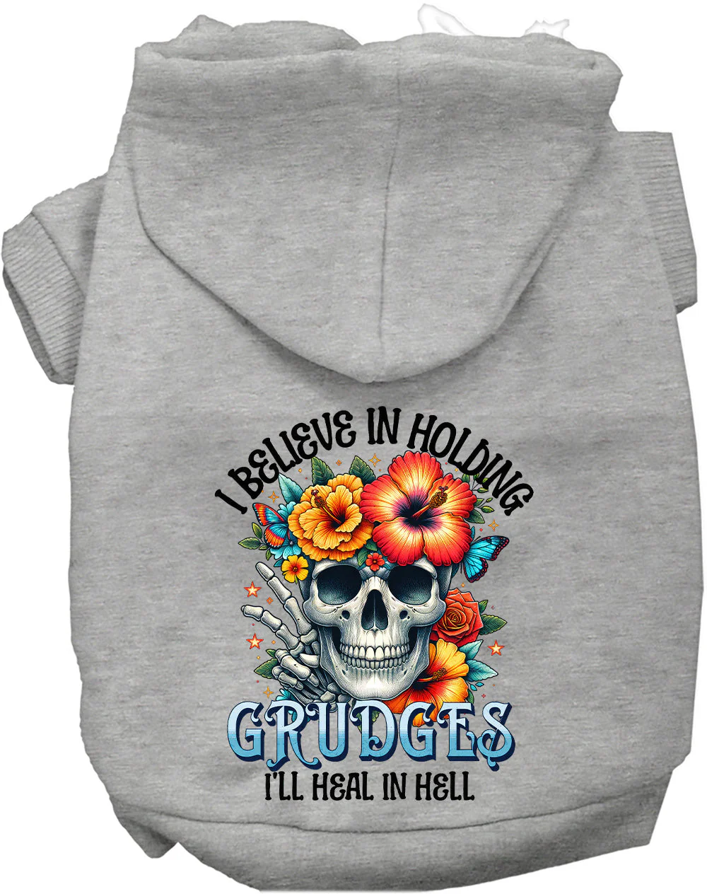 Grudges Skull Pet Hoodie - Image 7