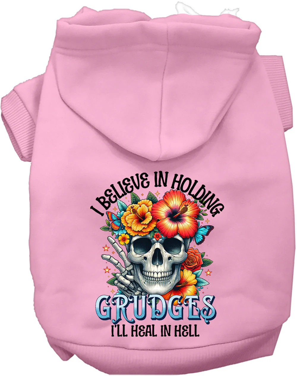 Grudges Skull Pet Hoodie - Image 8