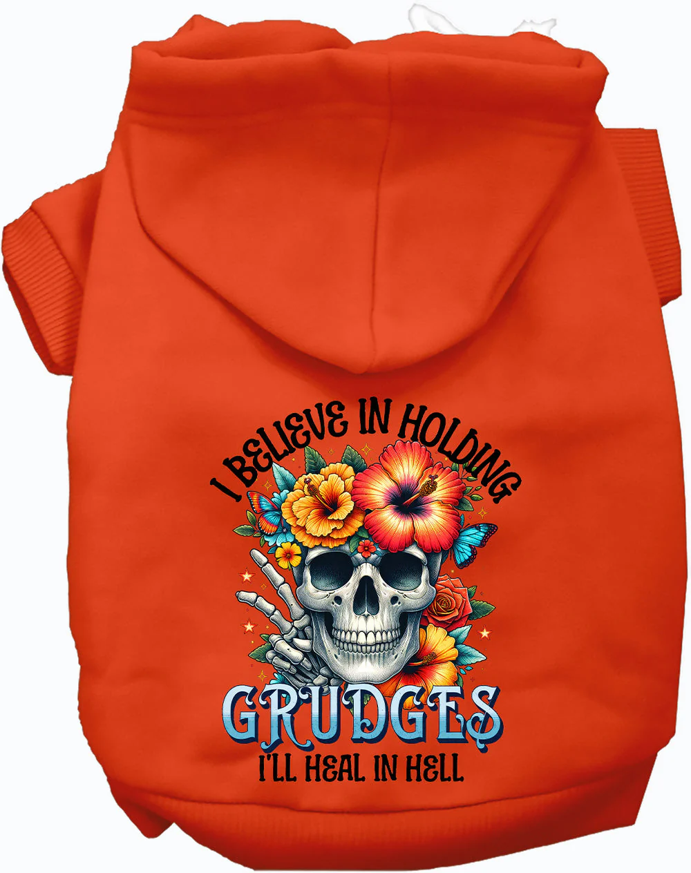Grudges Skull Pet Hoodie - Image 9