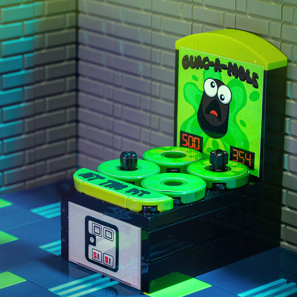 Guac-A-Mole - Custom Arcade Whac-A-Mole Set made using LEGO parts - B3 Customs - Image 3