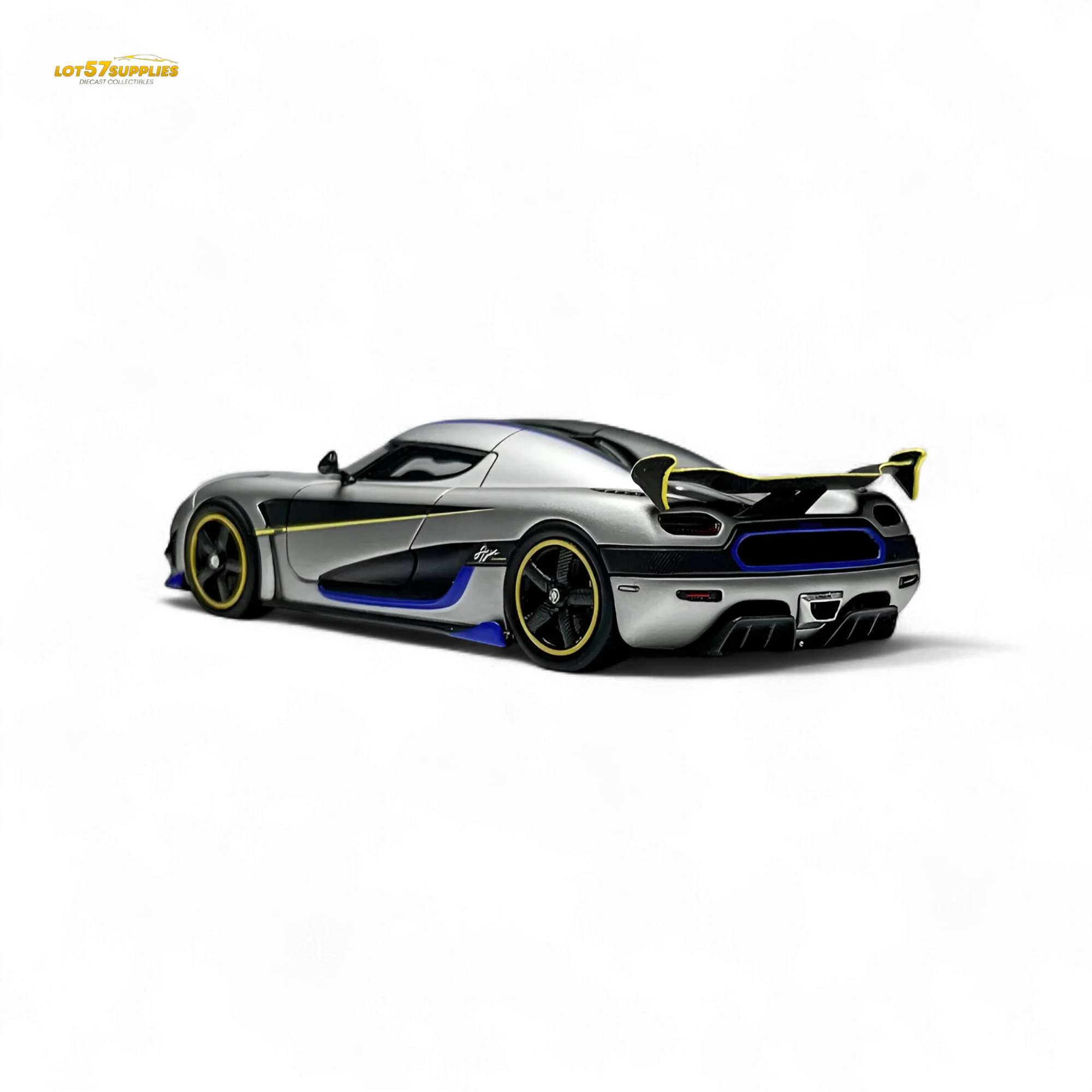 Guo Ji Agera RS Matte Silver Gray 1:64 - Image 5