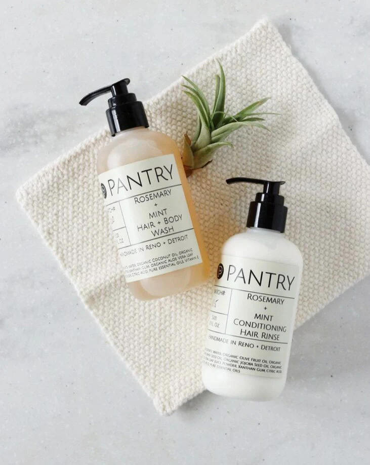 Hair + Body Wash - Rosemary + Mint Shampoo | No SLS, Parabens, Phthlates or Fragrances - Image 2