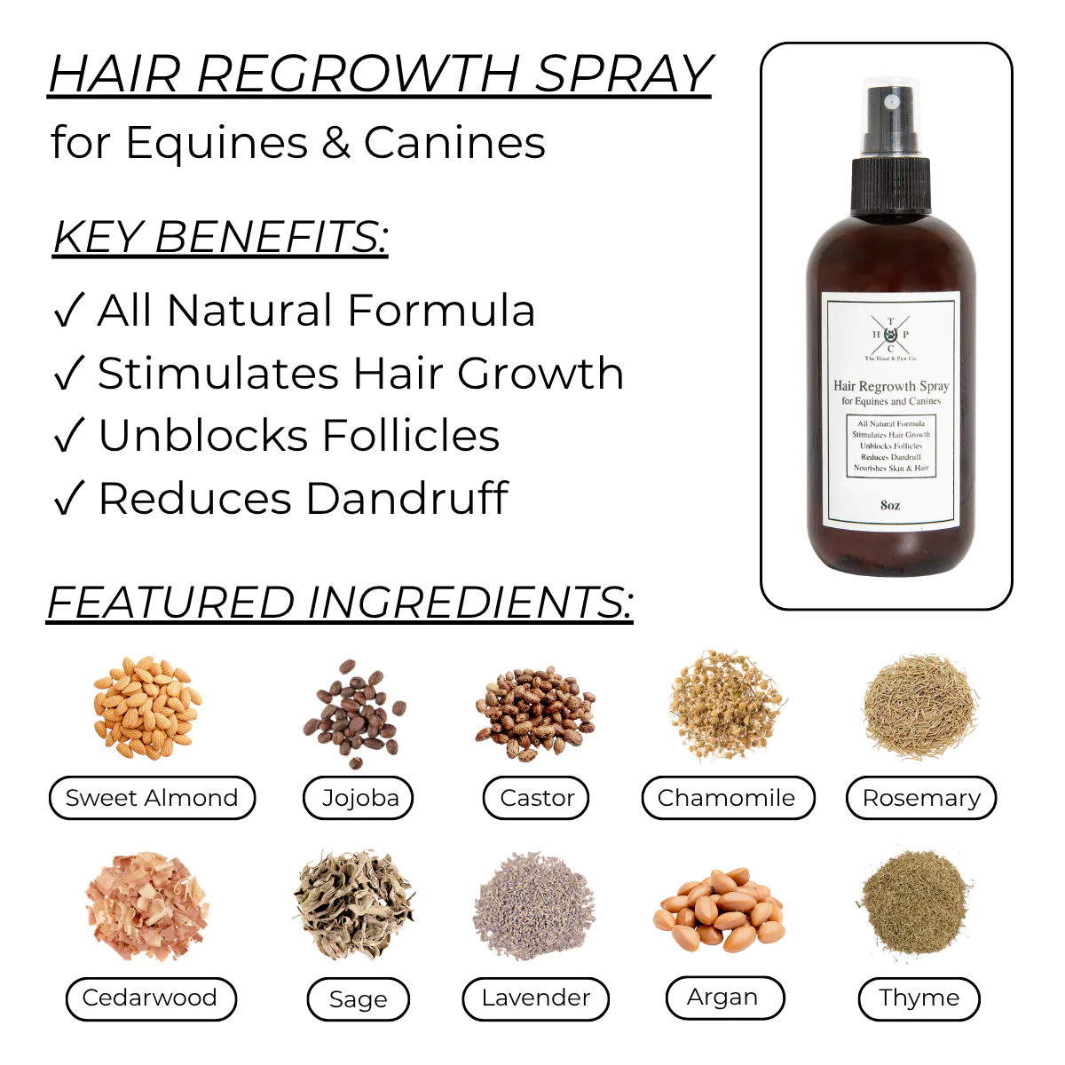 Hair Regrowth Spray for Dogs & Horses - Image 2