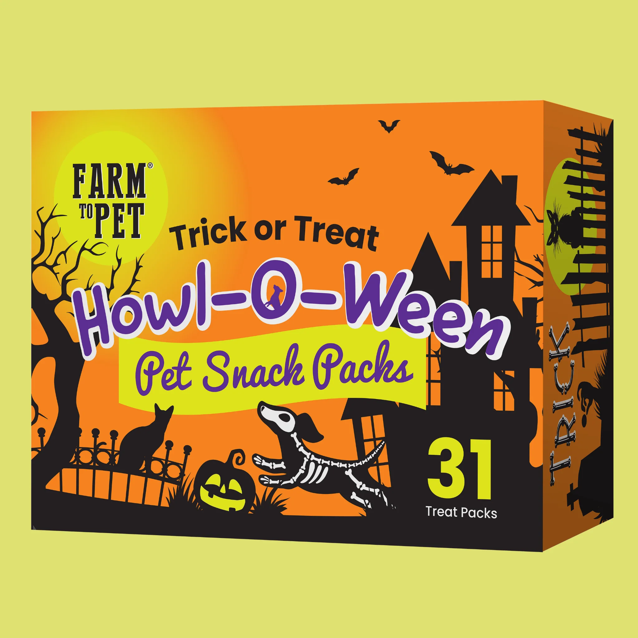 Halloween 31 Snack Pack Dog Treat Box - Image 2