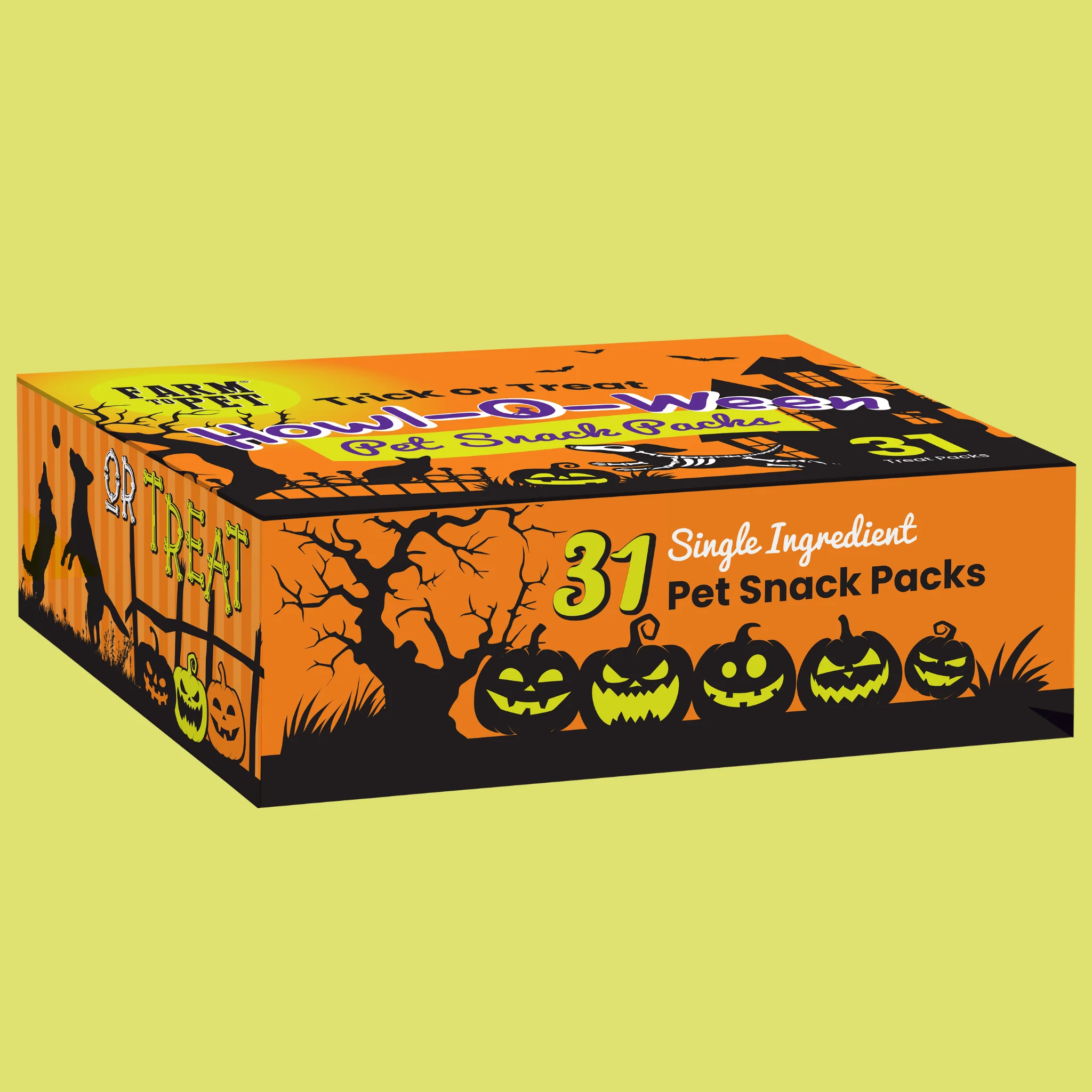 Halloween 31 Snack Pack Dog Treat Box - Image 3
