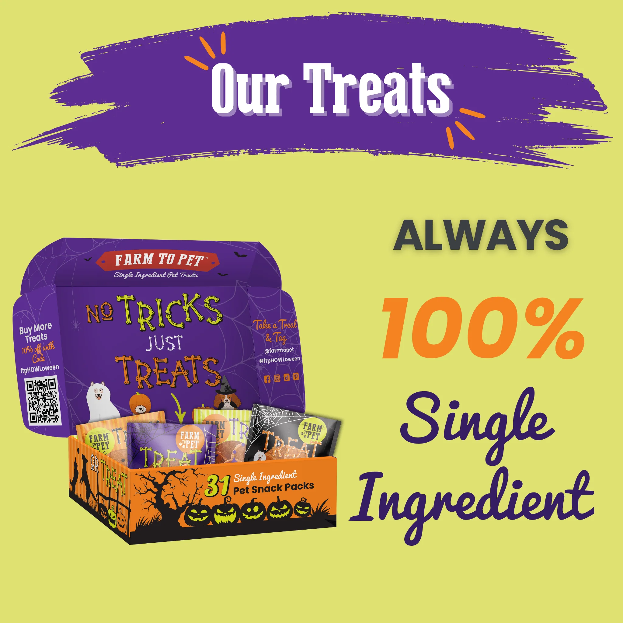 Halloween 31 Snack Pack Dog Treat Box - Image 5