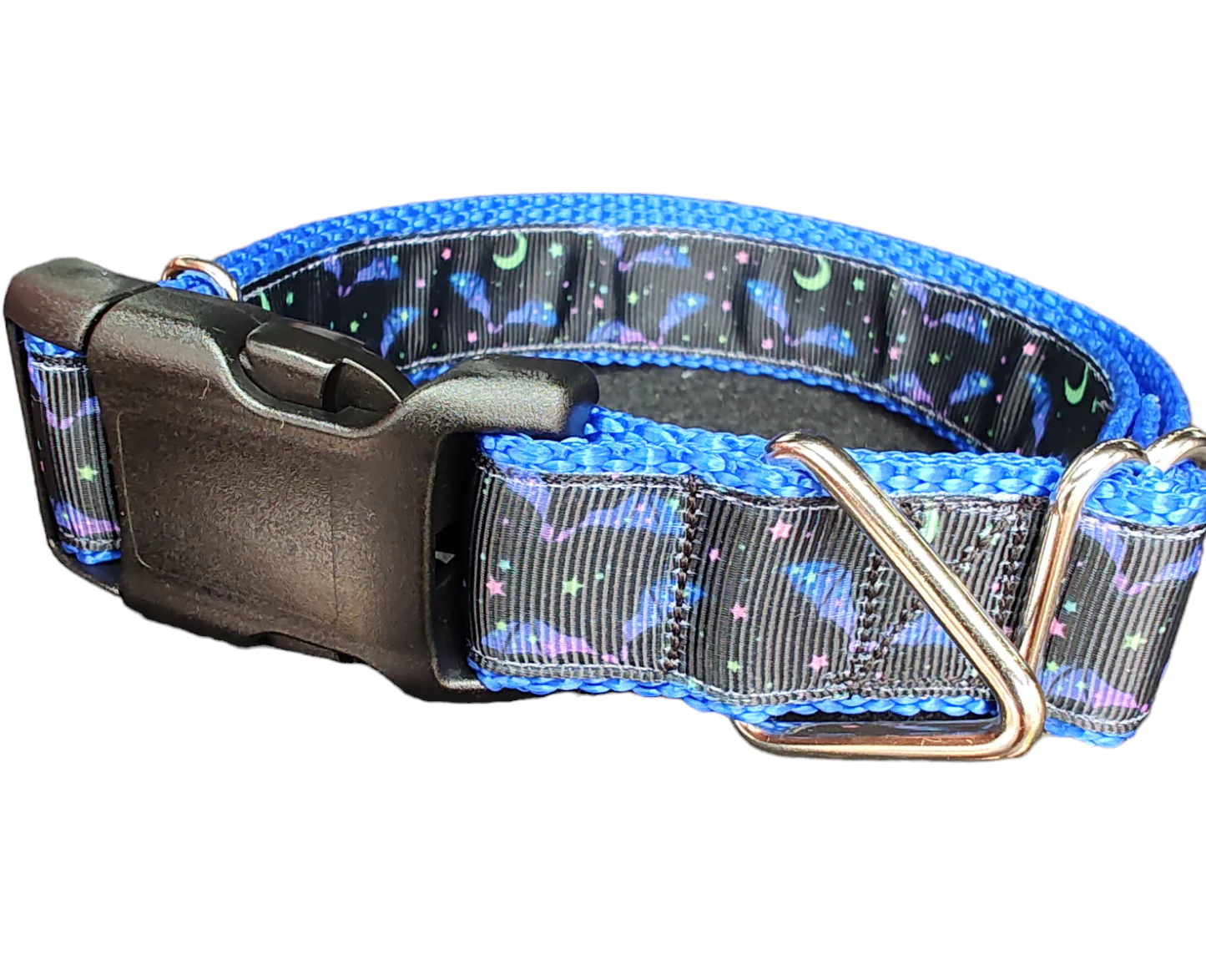 Halloween Batty Nylon Dog Collar - Image 2