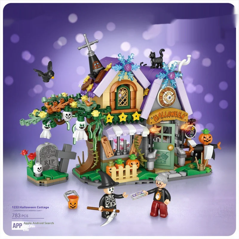 Halloween Building Blocks Small Particle Assembly Toys - Image 4