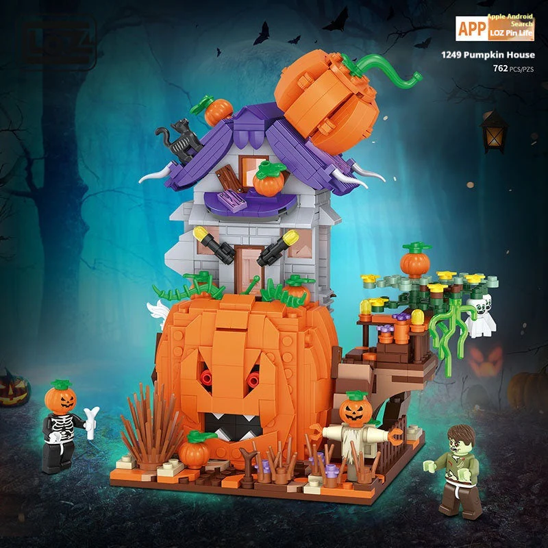 Halloween Building Blocks Small Particle Assembly Toys - Image 6