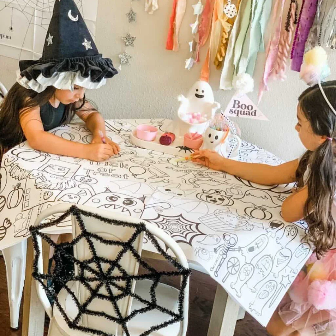 Halloween Coloring Tablecloth - Image 3