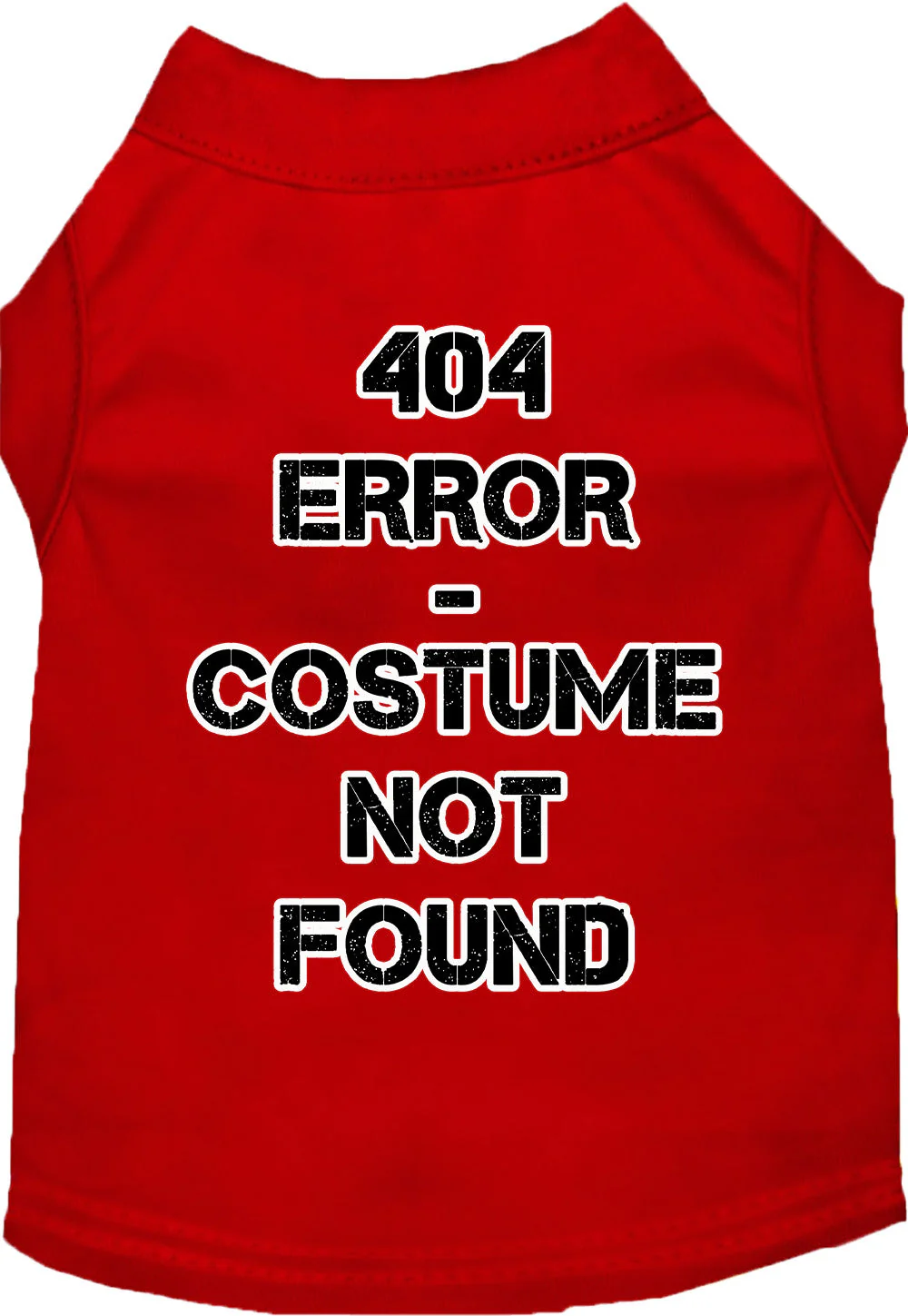 Halloween Costume Cat or Dog Shirt for Pets "404 Error Costume" - Image 11