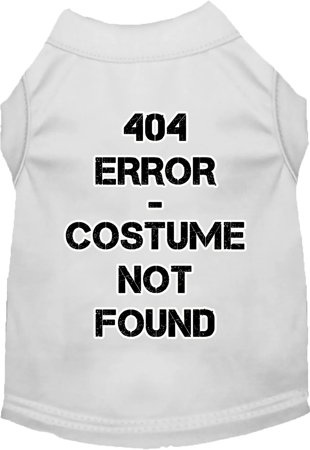 Halloween Costume Cat or Dog Shirt for Pets "404 Error Costume" - Image 12