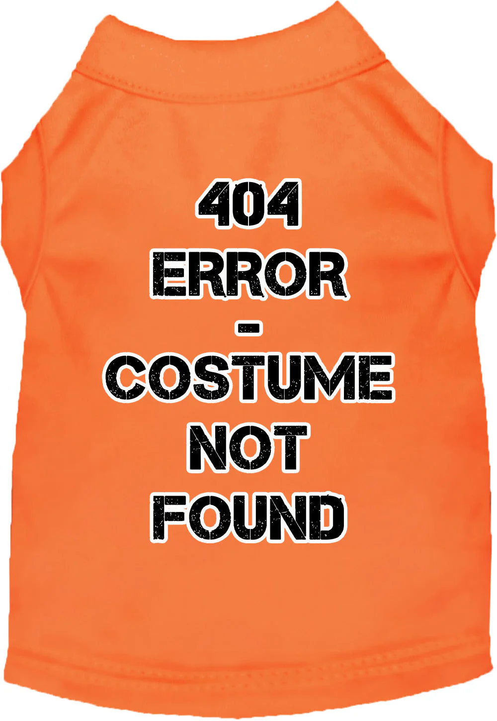 Halloween Costume Cat or Dog Shirt for Pets "404 Error Costume" - Image 3