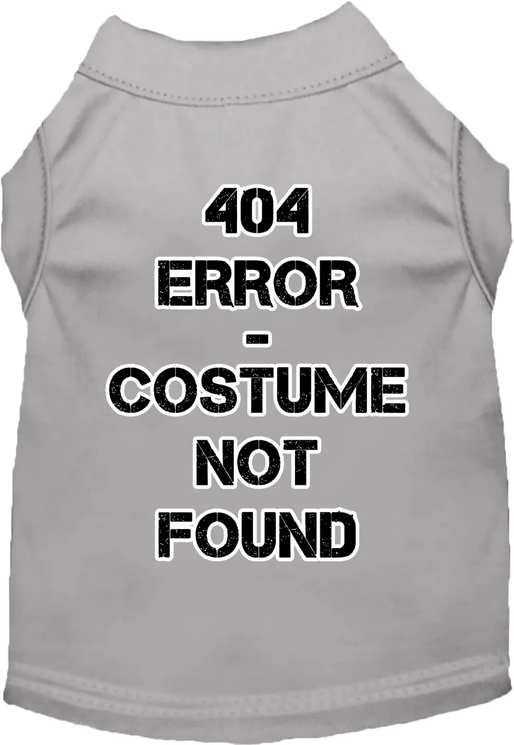 Halloween Costume Cat or Dog Shirt for Pets "404 Error Costume" - Image 4