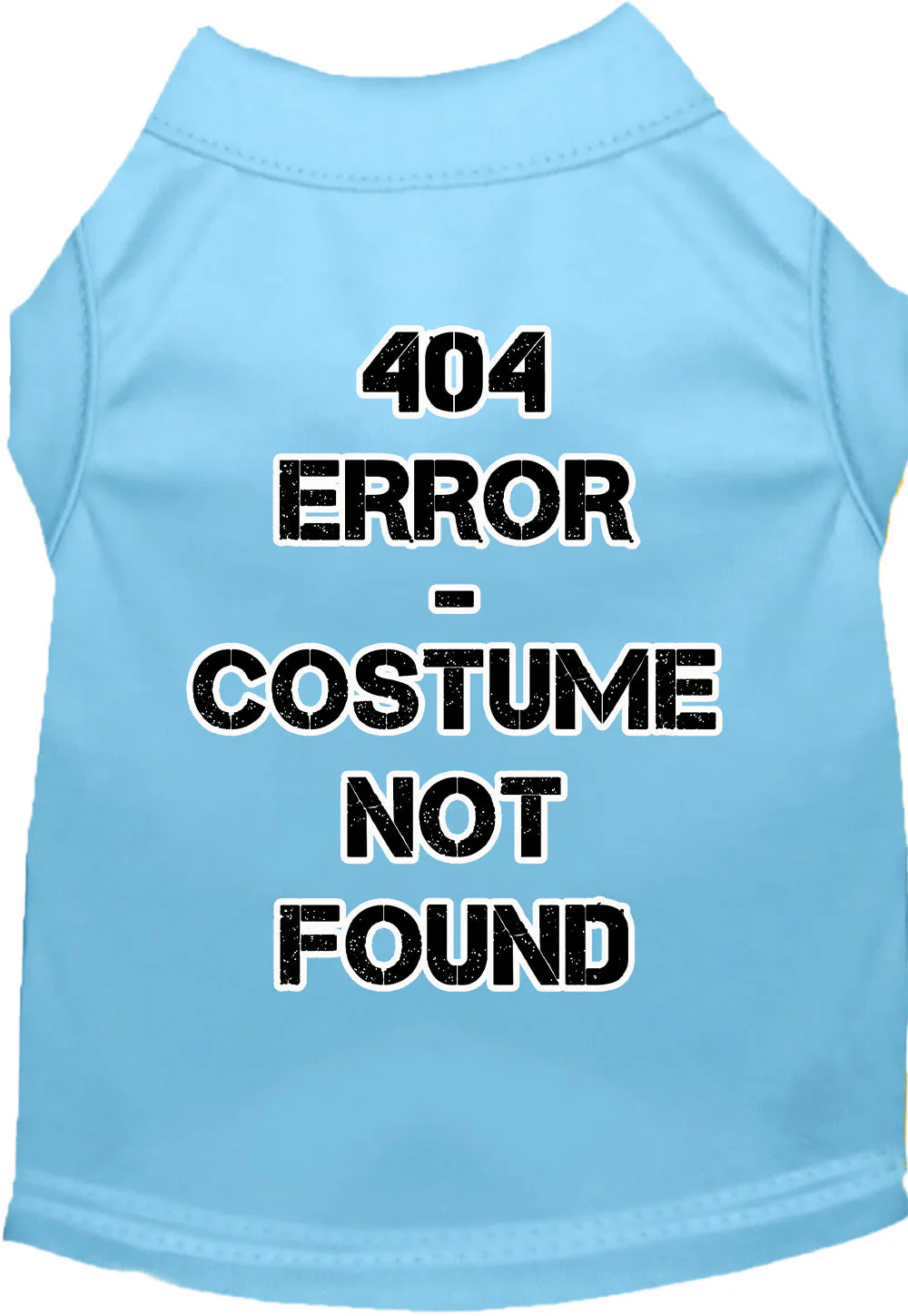 Halloween Costume Cat or Dog Shirt for Pets "404 Error Costume" - Image 6