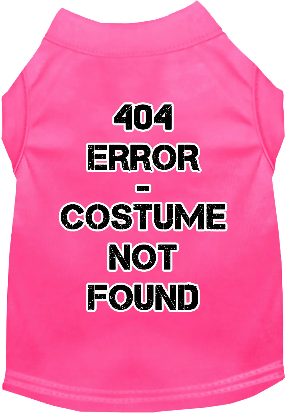 Halloween Costume Cat or Dog Shirt for Pets "404 Error Costume" - Image 8