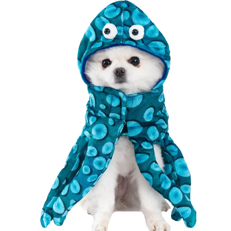 Halloween Dagger Pet Costume - Funny Knife-Holding Dog & Cat Standing Dress for Festival Dress-Up - Image 22