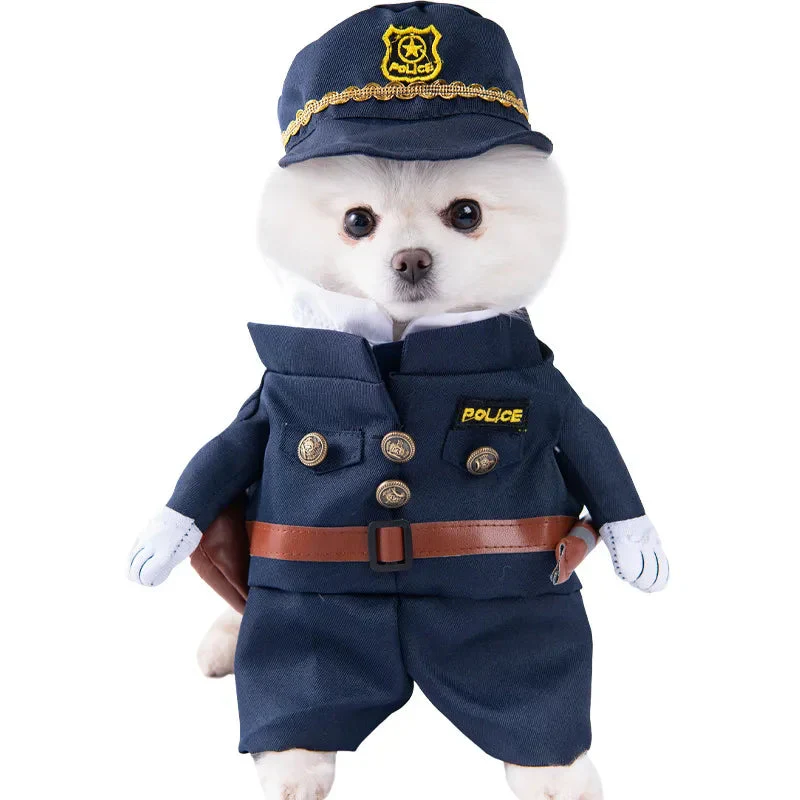 Halloween Dagger Pet Costume - Funny Knife-Holding Dog & Cat Standing Dress for Festival Dress-Up - Image 25