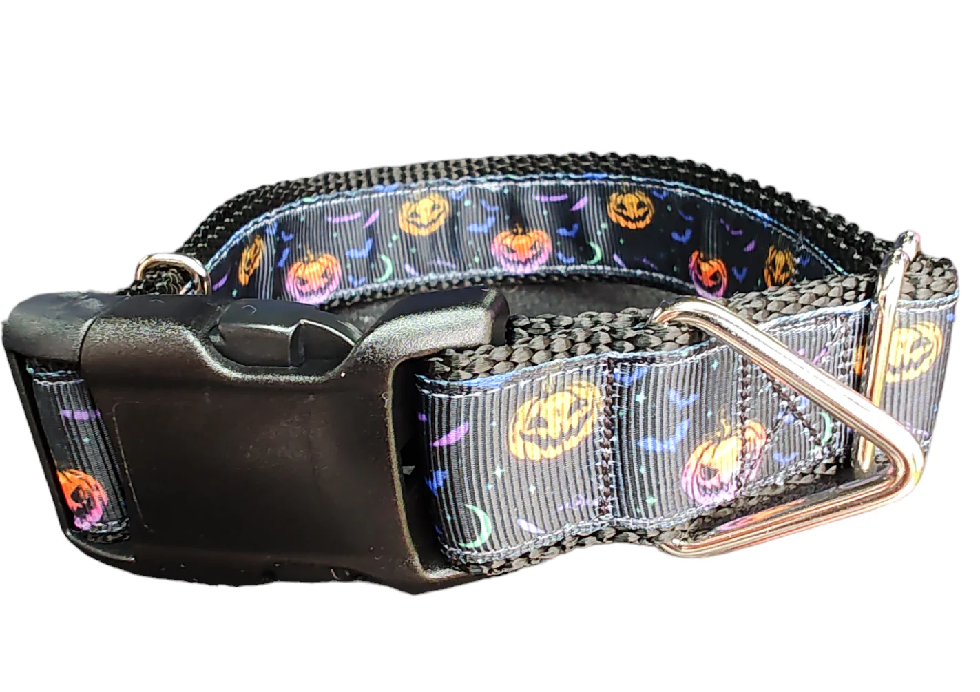 Halloween Fright Night Nylon Dog Collar - Image 2