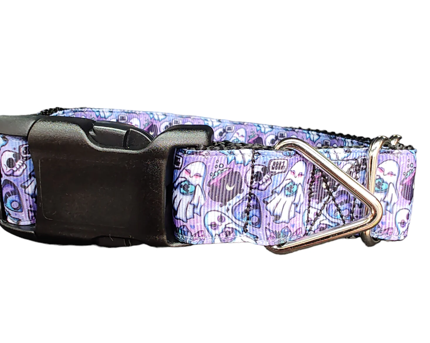 Halloween Ghouls Night Nylon Dog Collar - Image 2