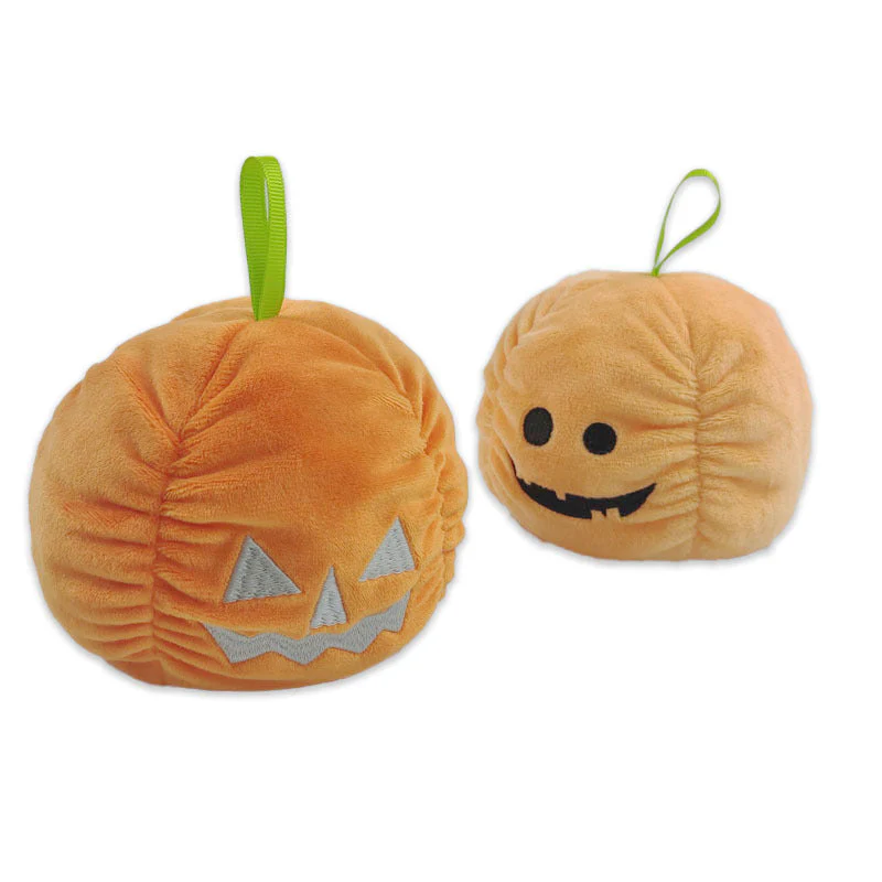 Halloween Luminous Plush Toys Creative Cute Reversible Ghost Pumpkin Plush Toy Kids Children Gift Two-sided Flip Children's Toys - Image 4