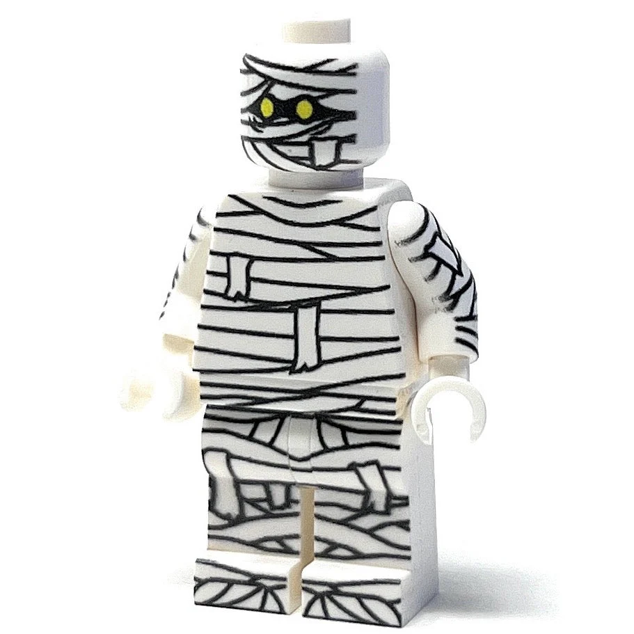 Halloween Mummy Minifig made using LEGO parts - Image 3