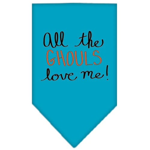 Halloween Pet and Dog Bandana Screen Printed, "All The Ghouls Love Me" - Image 9