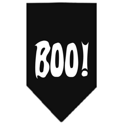 Halloween Pet and Dog Bandana, Screen Printed, "Boo" - Image 2