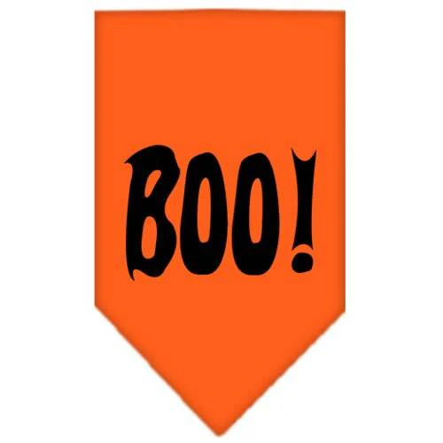 Halloween Pet and Dog Bandana, Screen Printed, "Boo" - Image 5