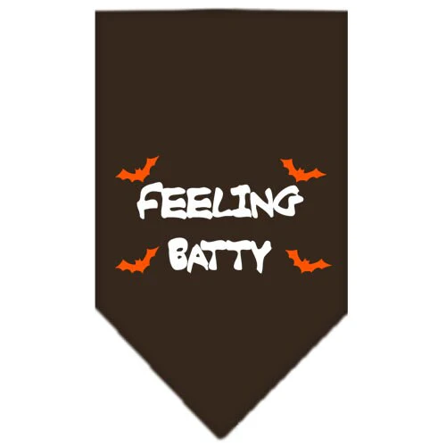 Halloween Pet and Dog Bandana Screen Printed, "Feeling Batty" - Image 4