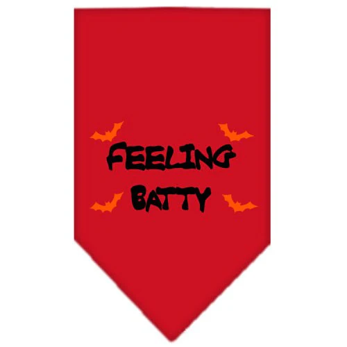 Halloween Pet and Dog Bandana Screen Printed, "Feeling Batty" - Image 6