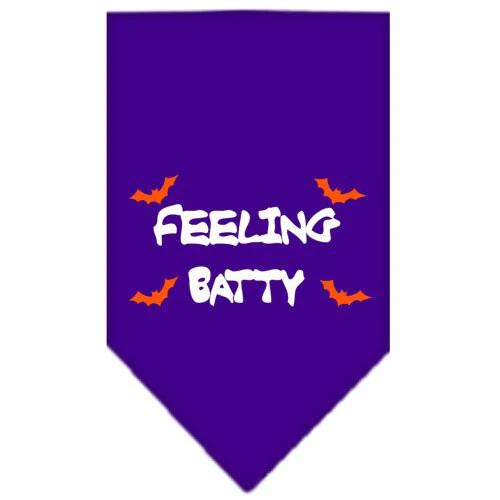 Halloween Pet and Dog Bandana Screen Printed, "Feeling Batty" - Image 9