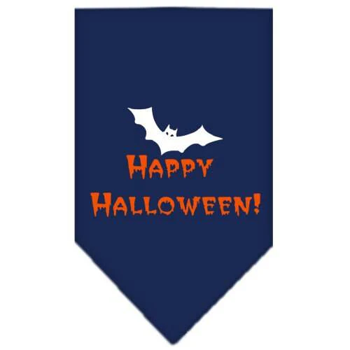 Halloween Pet and Dog Bandana Screen Printed, "Happy Halloween" - Image 5