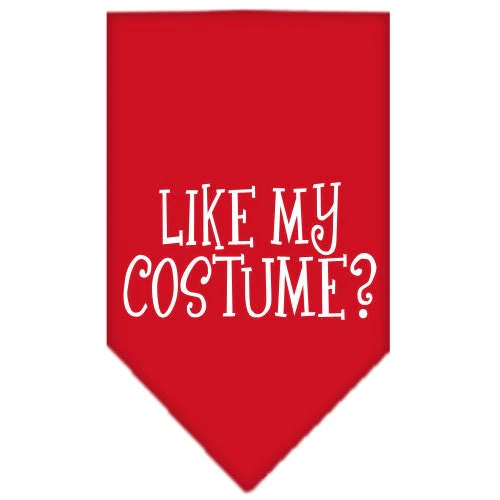 Halloween Pet and Dog Bandana Screen Printed, "Like My Costume?" - Image 10