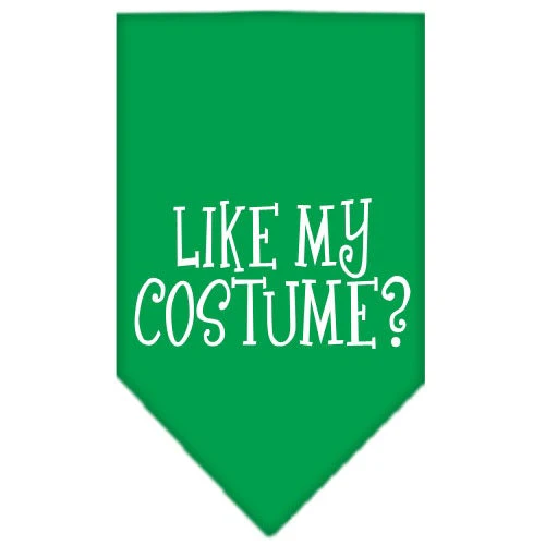 Halloween Pet and Dog Bandana Screen Printed, "Like My Costume?" - Image 6