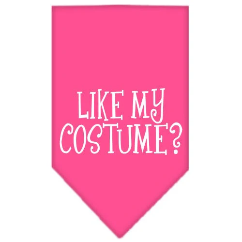 Halloween Pet and Dog Bandana Screen Printed, "Like My Costume?" - Image 7