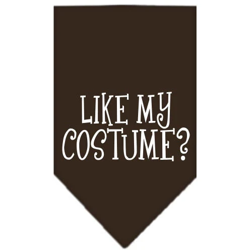 Halloween Pet and Dog Bandana Screen Printed, "Like My Costume?" - Image 8