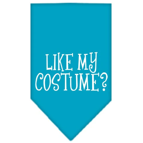 Halloween Pet and Dog Bandana Screen Printed, "Like My Costume?" - Image 9