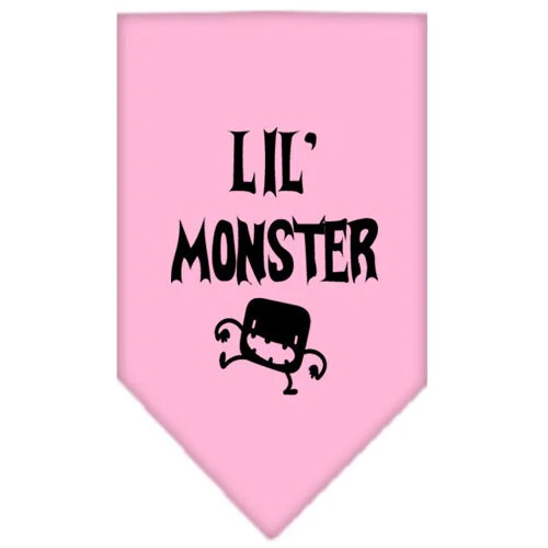 Halloween Pet and Dog Bandana Screen Printed, "Lil Monster" - Image 10