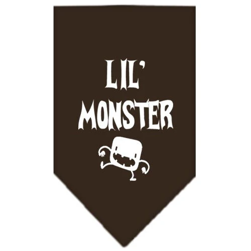 Halloween Pet and Dog Bandana Screen Printed, "Lil Monster" - Image 8