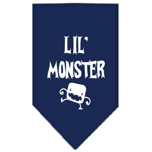 Halloween Pet and Dog Bandana Screen Printed, "Lil Monster" - Image 9