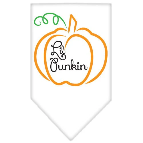 Halloween Pet and Dog Bandana Screen Printed, "Lil Punkin" - Image 5