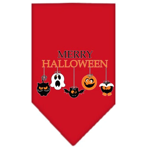 Halloween Pet and Dog Bandana Screen Printed, "Merry Halloween" - Image 10