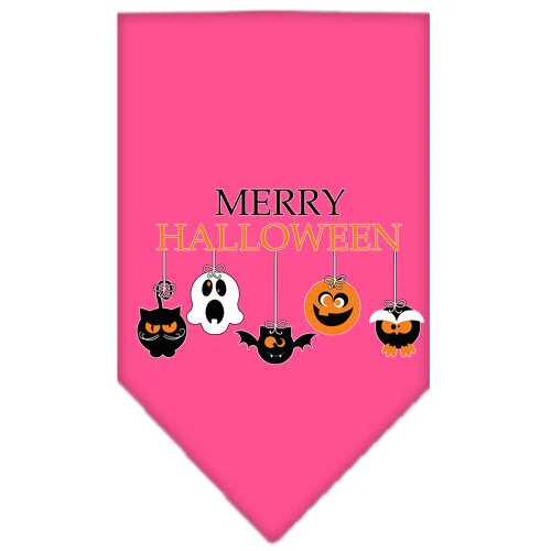 Halloween Pet and Dog Bandana Screen Printed, "Merry Halloween" - Image 6