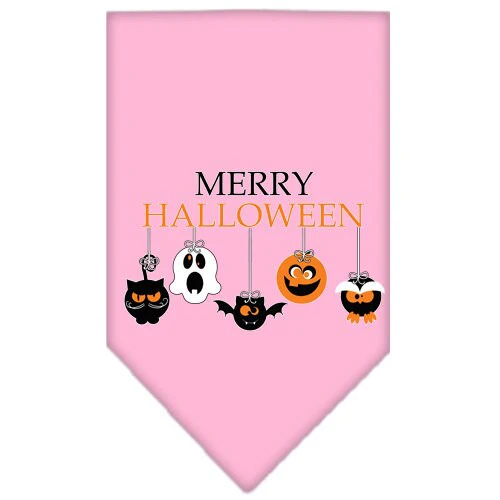 Halloween Pet and Dog Bandana Screen Printed, "Merry Halloween" - Image 7