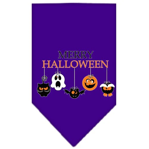 Halloween Pet and Dog Bandana Screen Printed, "Merry Halloween" - Image 8