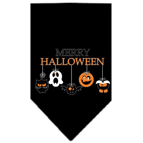 Halloween Pet and Dog Bandana Screen Printed, "Merry Halloween" - Image 9