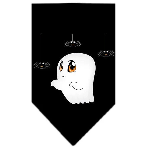 Halloween Pet and Dog Bandana Screen Printed, "Sammy the Ghost" - Image 3
