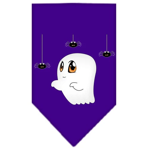Halloween Pet and Dog Bandana Screen Printed, "Sammy the Ghost" - Image 4